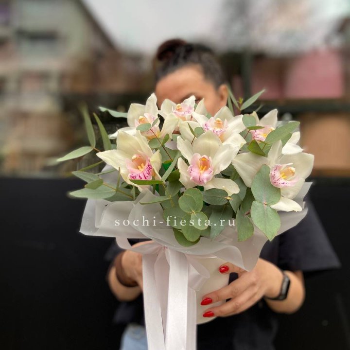 Бокс с орхидеями в Мурманске