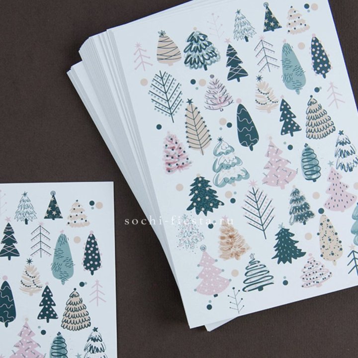 Открытка к букету "Елки" в Мурманске