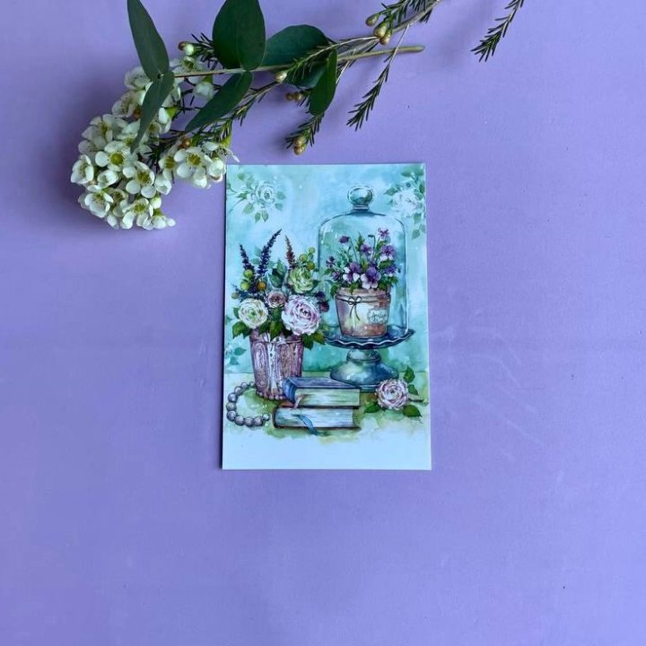 Открытка к букету "Книги" в Мурманске