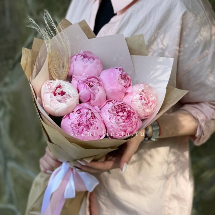 Букет пионов "Венди" в Мурманске