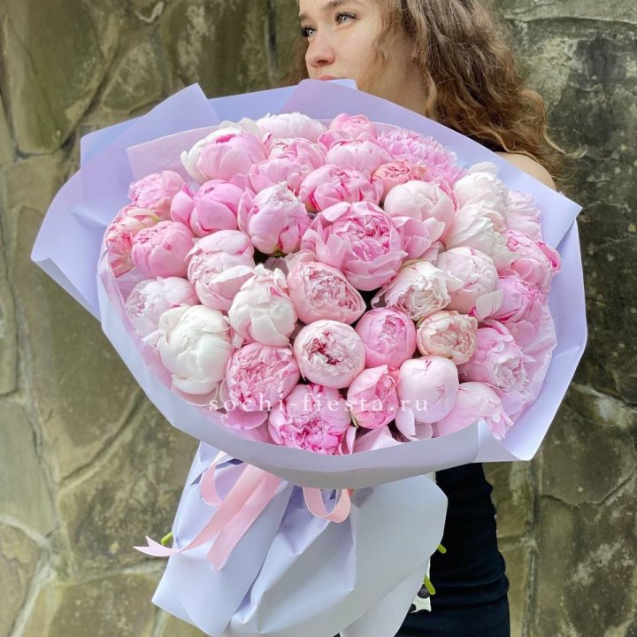 39 нежных пионов в Мурманске