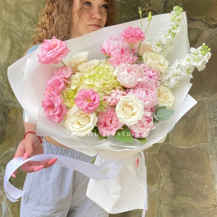 Букет с пионами №3 в Мурманске