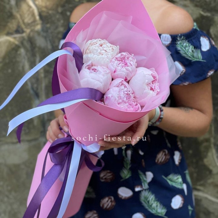 Букет пионов "НАЙ" в Мурманске