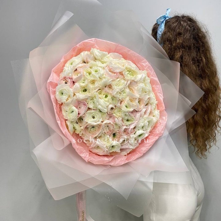 113 ранункулюсов  в Мурманске