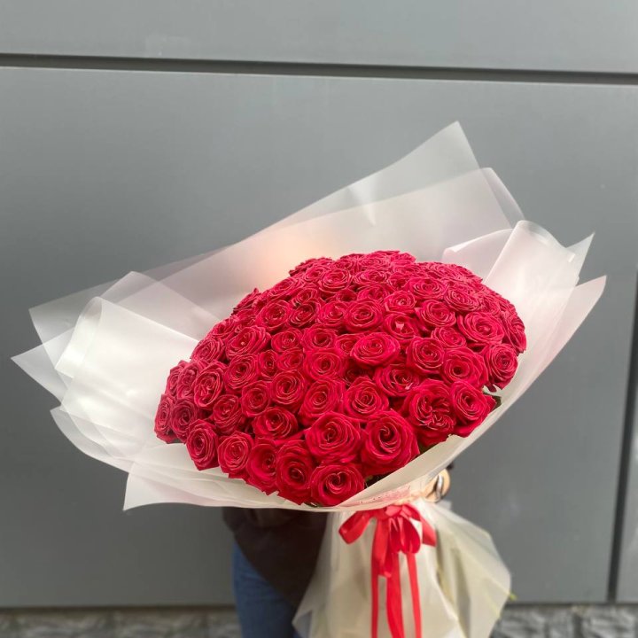 101 высокая роза в Мурманске