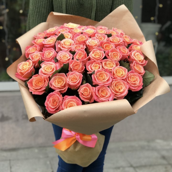 55 роз мисс пигги в Мурманске