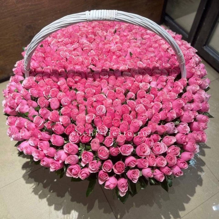 501 розовая роза в Мурманске