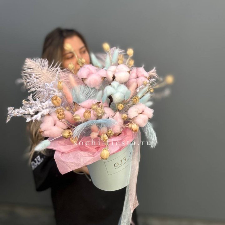 Авторский бокс с сухоцветами №2 в Мурманске