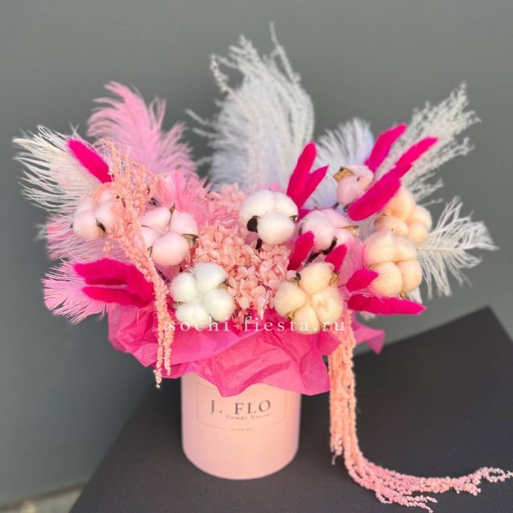 Авторский бокс с сухоцветами №1 в Мурманске