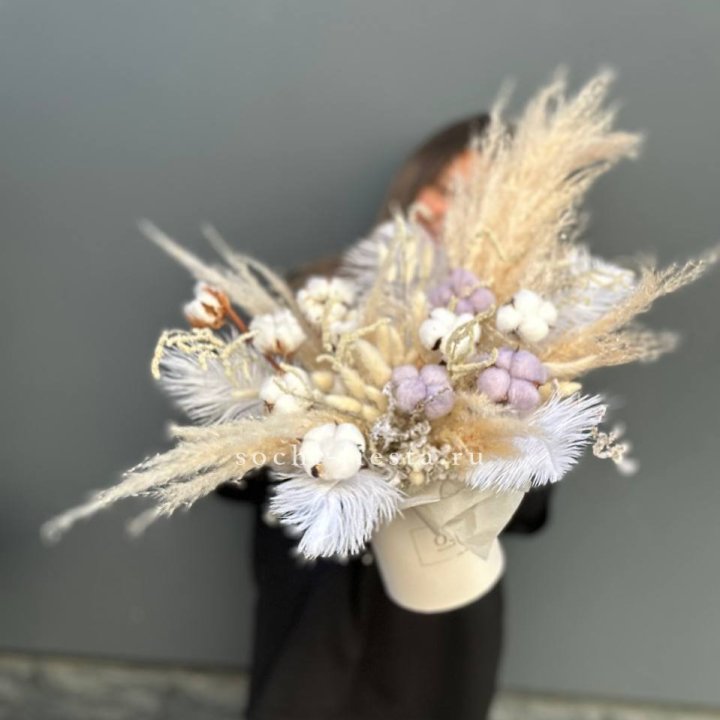 Авторский бокс с сухоцветами №3 в Мурманске