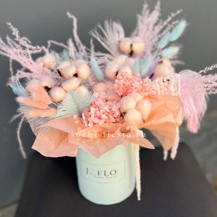 Авторский бокс с сухоцветами №3 в Мурманске