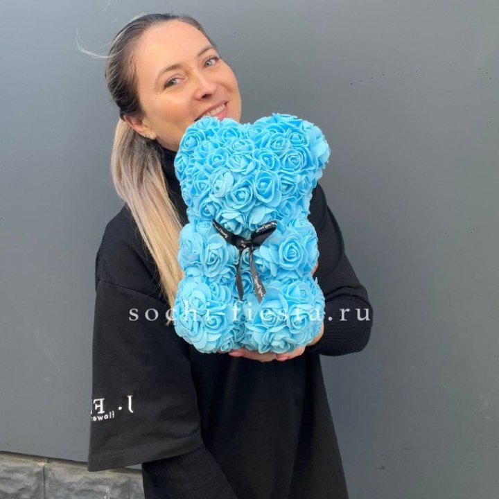 Игрушка медведь голубая в Мурманске