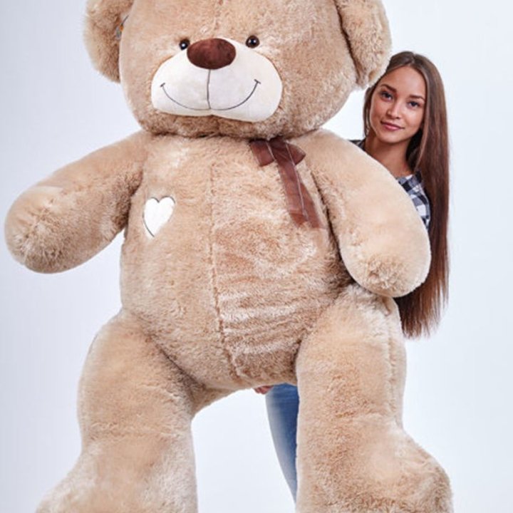 Бурый плюшевый мишка большой в Мурманске