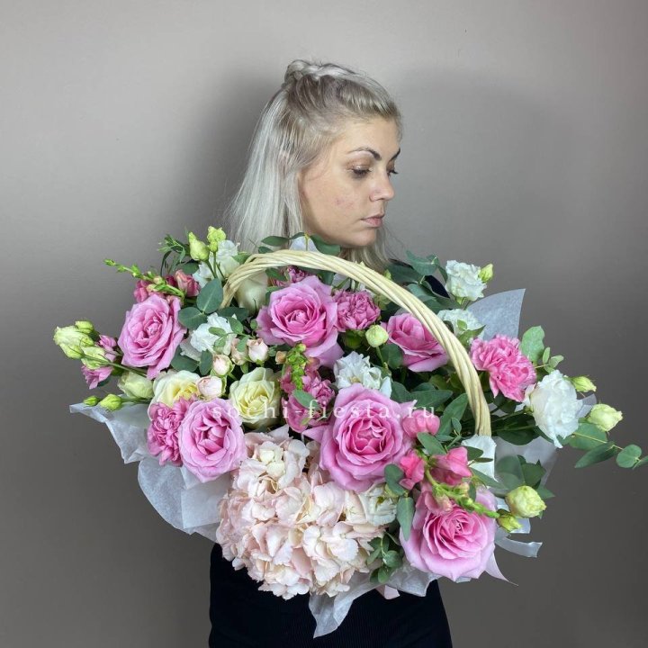 Цветочная корзина № 5 в Мурманске