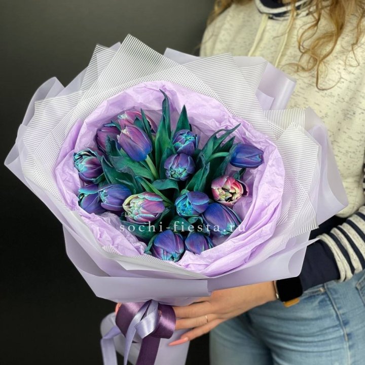 Букет тюльпанов "Пандора" в Мурманске